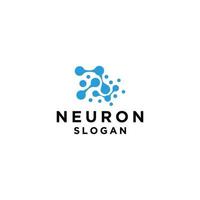 neuron logo pictogram ontwerp sjabloon platte vector