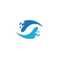 water wave logo afbeeldingen vector