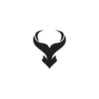 bull head logo afbeeldingen vector