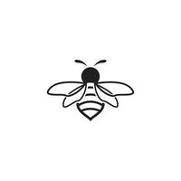 bee logo afbeeldingen vector