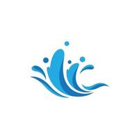 water wave logo afbeeldingen vector