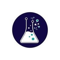 chemie logo vector sjabloon illustratie