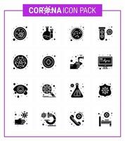 coronavirus 2019-nCoV covid19 het voorkomen icoon reeks virus fuld corona opheldering virus virale coronavirus 2019november ziekte vector ontwerp elementen