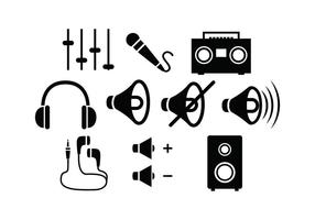 Free Sound Silhouette vector