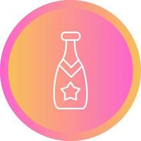 Champagne vector icoon