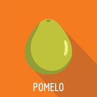 pomelo icoon, vlak stijl vector