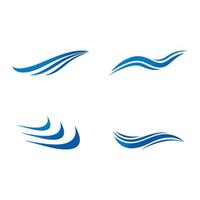 watergolf symbool en pictogram logo sjabloon vector