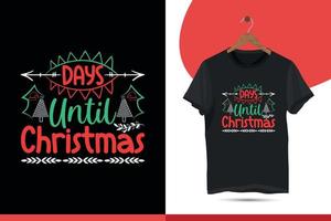 Kerstmis typografie t-shirt ontwerp voor vakantie, partij overhemd vector illustratie achtergrond.