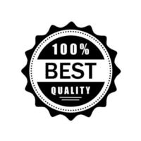 het beste kwaliteit stempel. het beste kwaliteit zwart zegel. 100 procent het beste kwaliteit Product postzegel van het beste kwaliteit logo. vector. vector