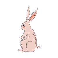 konijn of haas illustratie vector