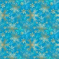 vectorkerstkaart. sneeuwvlokken achtergrond. winter naadloos patroon. vector