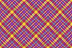 plaid vector controleren. patroon structuur textiel. achtergrond naadloos Schotse ruit kleding stof.