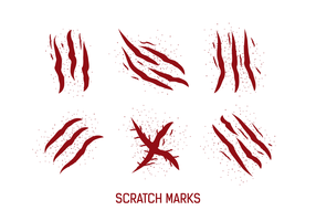 Gratis Scratch Marks vectoren