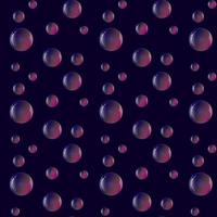 realistisch zeep bubbels verzameling Aan naadloos patroon. water lucht gebied. vector illustratie