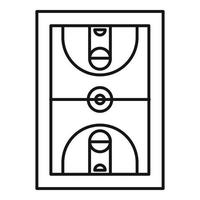 sport basketbal icoon, schets stijl vector