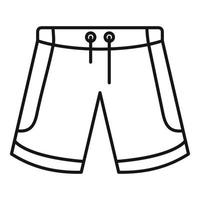 basketbal shorts icoon, schets stijl vector
