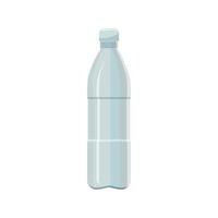 plastic fles icoon, tekenfilm stijl vector