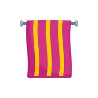 hand- handdoek icoon, vlak stijl vector