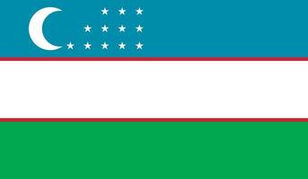 Oezbekistan vlag beeld vector