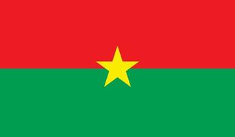 Burkina faso vlag beeld vector