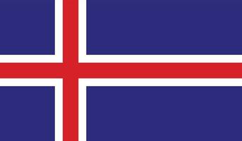 IJsland vlag beeld vector