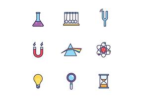 Science Class Icons vector