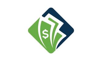 abstract dollar geld logo sjabloon vector