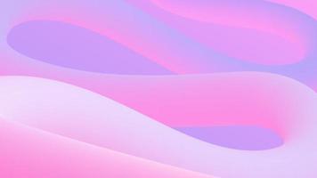 modern kleurrijk stromen lijn poster. dynamisch 3d vorm geven aan. Golf helling maas vloeistof vorm in pastel roze achtergrond kleur. abstract lava ontwerp voor uw project. vector illustratie. modieus behang