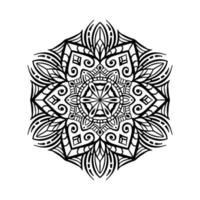 boho stijl ornament ontwerp vector