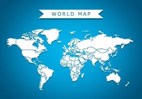 World Map Vector Achtergrond