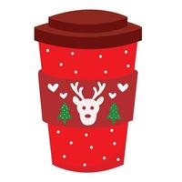 Kerstmis koffie vector