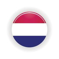 nederland pictogram cirkel vector