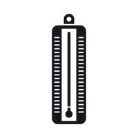 thermometer geeft aan laag temperatuur icoon vector