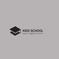 kinderen school- vector logo sjabloon, onderwijs school- logo