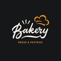 bakkerij brood en gebakje ontwerp logo sjabloon vector