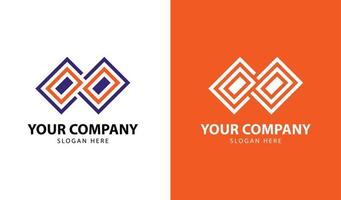 zakelijke bedrijf logo abstract monogram vector