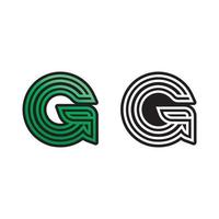 g letter vector illustratie pictogram