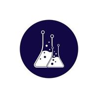 chemie logo vector sjabloon illustratie