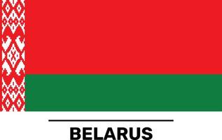 Wit-Rusland vlag ten volle bewerkbare en schaalbaar vector het dossier