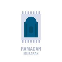 Ramadan pictogrammen moslim Islam gebed en Ramadan kareem dun lijn pictogrammen reeks modern vlak stijl symbolen geïsoleerd Aan wit voor infographics of web gebruik vector