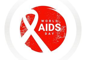 wereld AIDS dag achtergrond gevierd Aan december 1e. vector