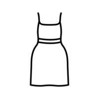 cocktail jurk vector icoon