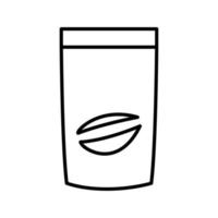 koffie zak vector icoon