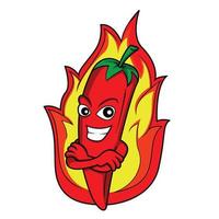 heet peper illustratie vector