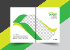 corporate bedrijfsprofiel brochure jaarverslag boekje voorstel voorblad lay-out conceptontwerp vector