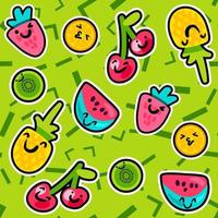 zomer fruit patronen vector