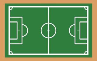 Amerikaans voetbal veld- grafisch ontwerp, perfect voor onderwijs of voorbeelden vector