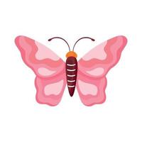 roze schoonheid vlinder insect vector