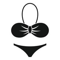 sexy zwempak icoon, gemakkelijk stijl vector