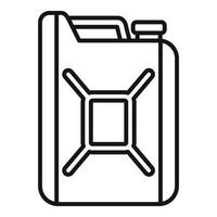 benzine bus icoon, schets stijl vector